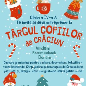 Ne pregătim pentru Târgul Copiilor de Crăciun! Implică-te!
